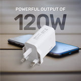 ARIZONE 120W Charger USB A Power Adapter, Quick Charge 5.0 Support Fast Charging for Laptops,Tablets,Phones