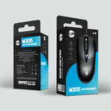 UP Wired Mouse, USB Wired Computer Mouse with Ergonomic Design, 1200 DPI 1.5m Length Cable Optical Corded Mouse for Laptop, PC, Desktop - Black